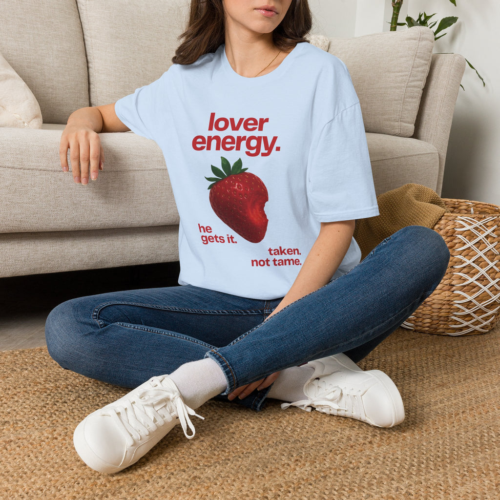 Lover Energy T‑Shirt — Strawberry