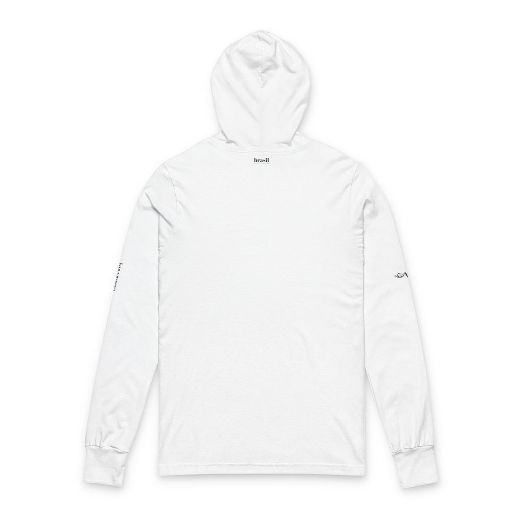 Brazil Crest Hooded Long Sleeve Tee