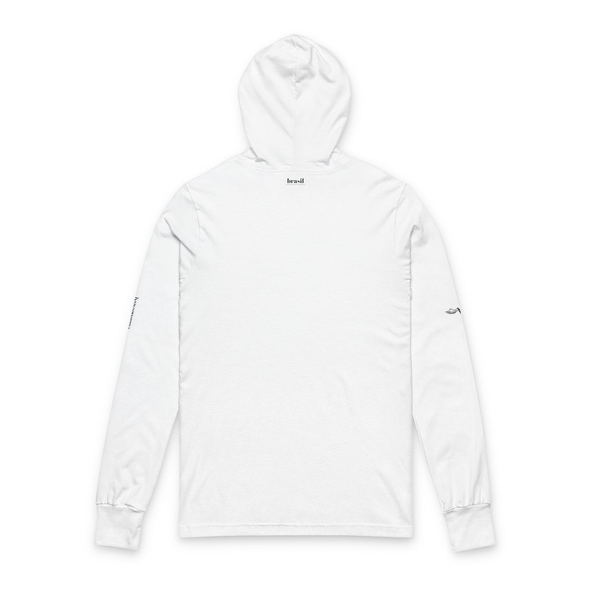 Brazil Crest Hooded Long Sleeve Tee