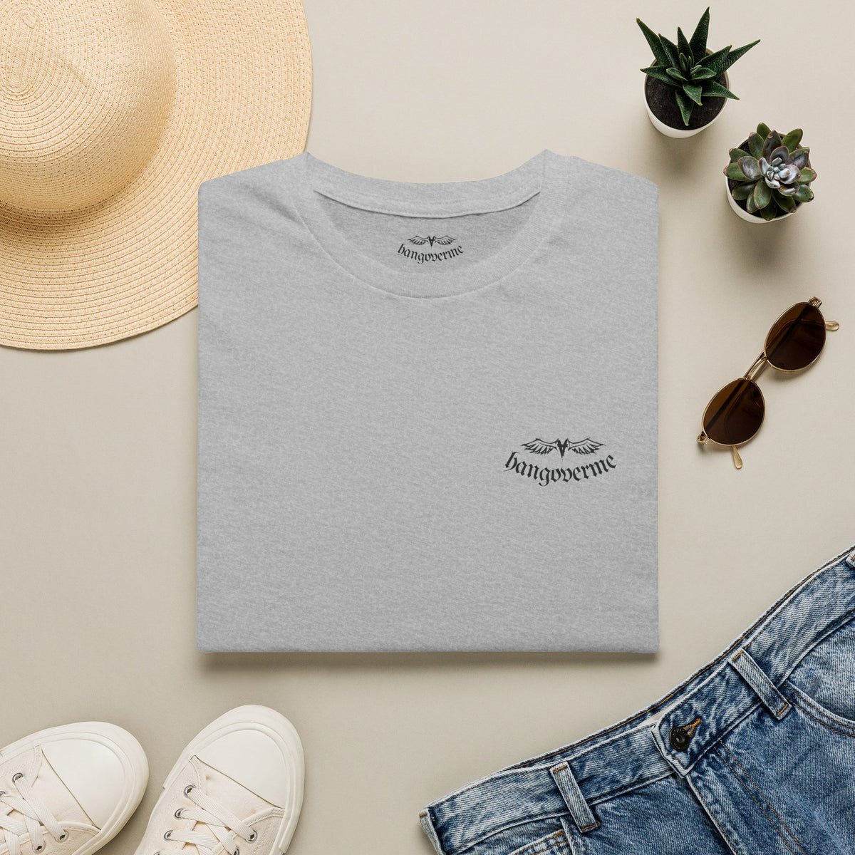 HNGVR. Script T-Shirt