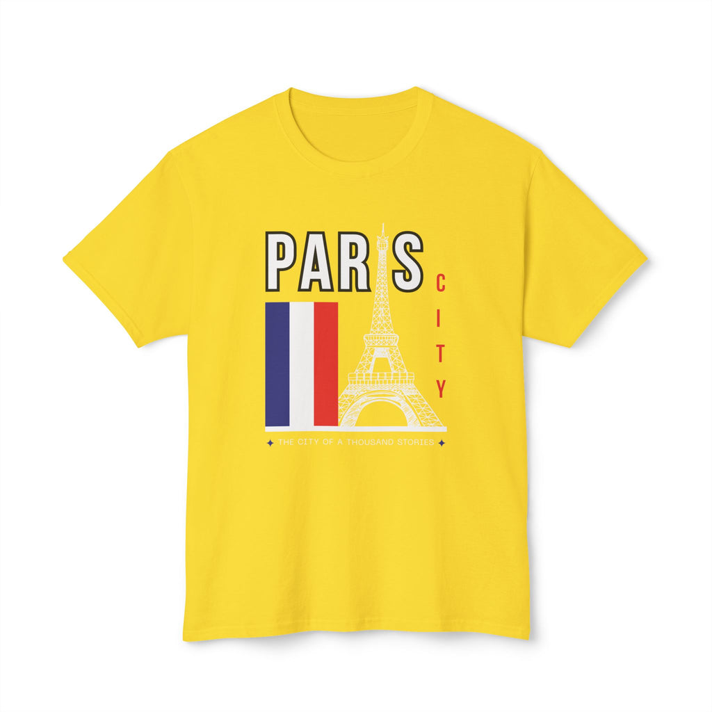 Paris Eiffel Tower T‑Shirt – French Flag Travel Souvenir