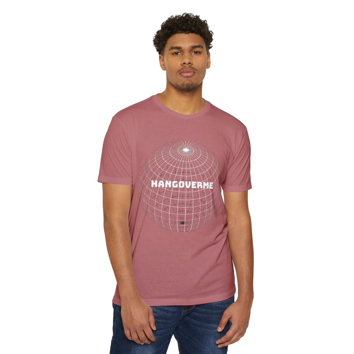 Hangoverme Graphic T-Shirt — Vintage Disco Globe Design