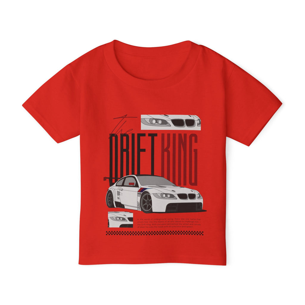 Toddler Drift King Car T‑Shirt — Racing Graphic Tee for Kids