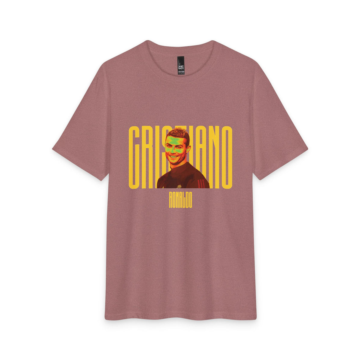 Cristiano Retro Portrait T-Shirt — Vintage Football Fan Tee