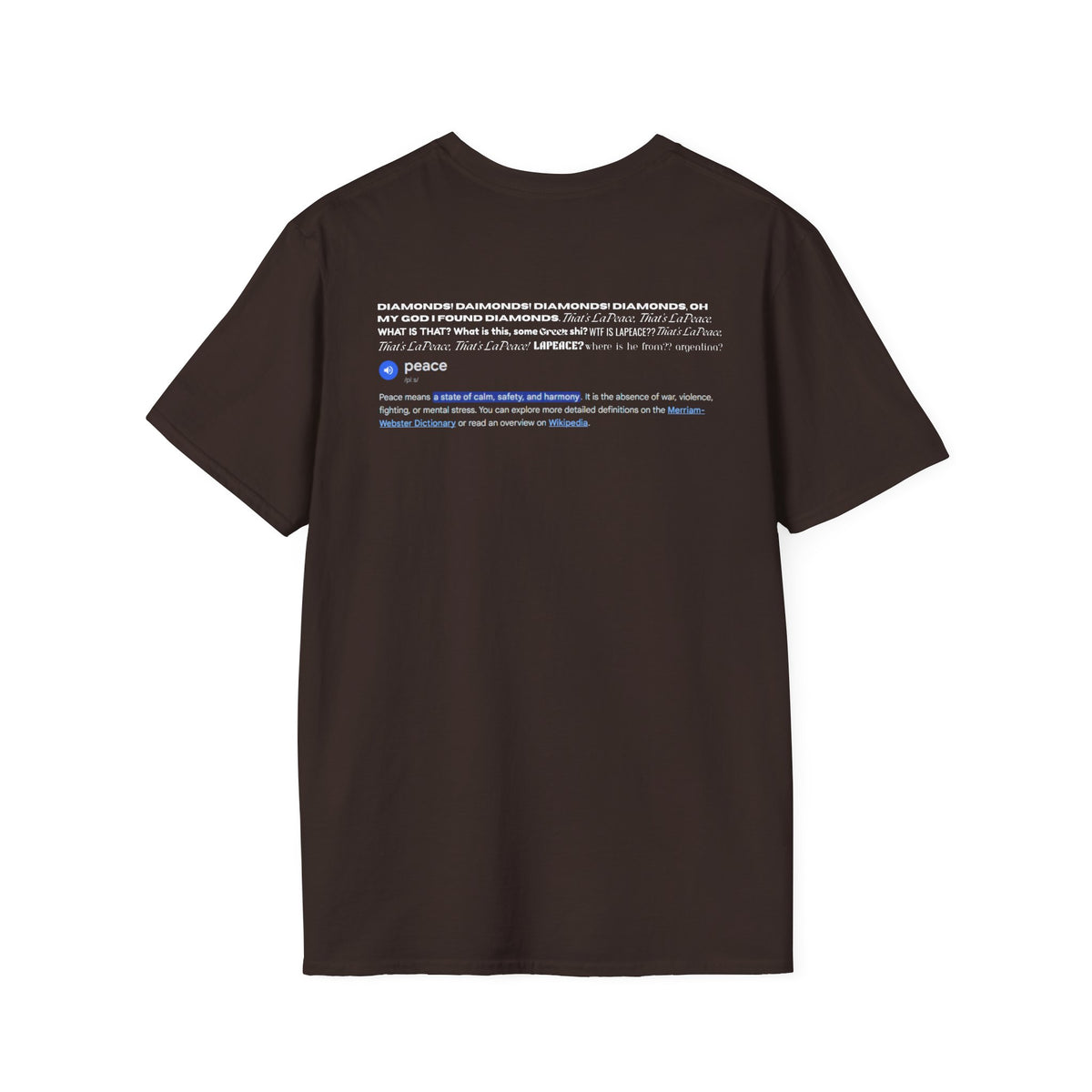 LaPeace T-shirt - Minecraft Reference Shirt
