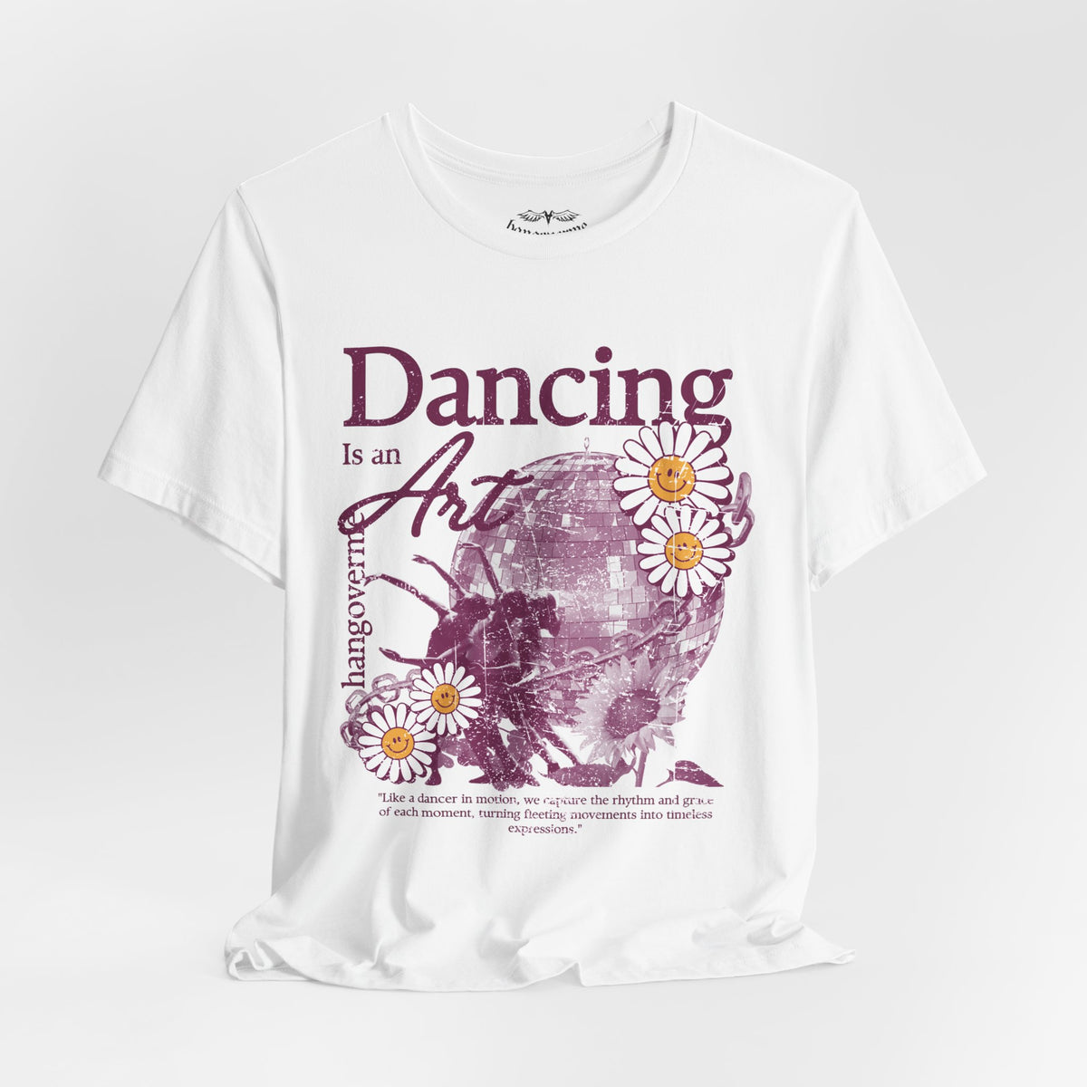 Dancing Is An Art Floral Dance T-Shirt