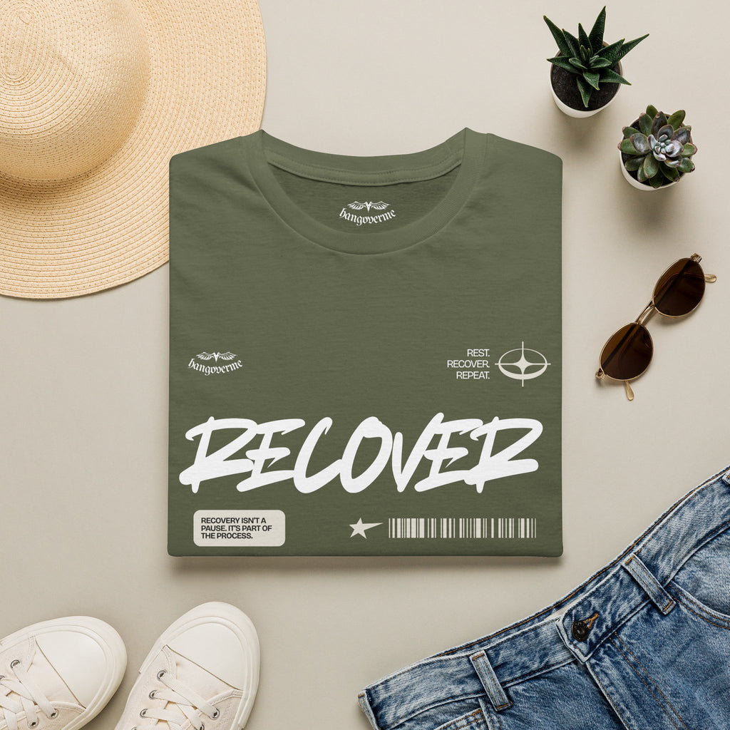 Recover Graphic T-Shirt — Bold Streetwear Healing Tee