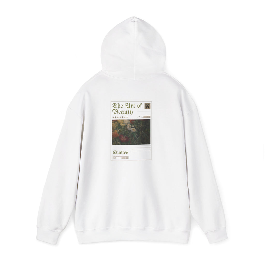 Vintage Floral 'Art Of Beauty' Hoodie — Aesthetic Art Print Hoodie