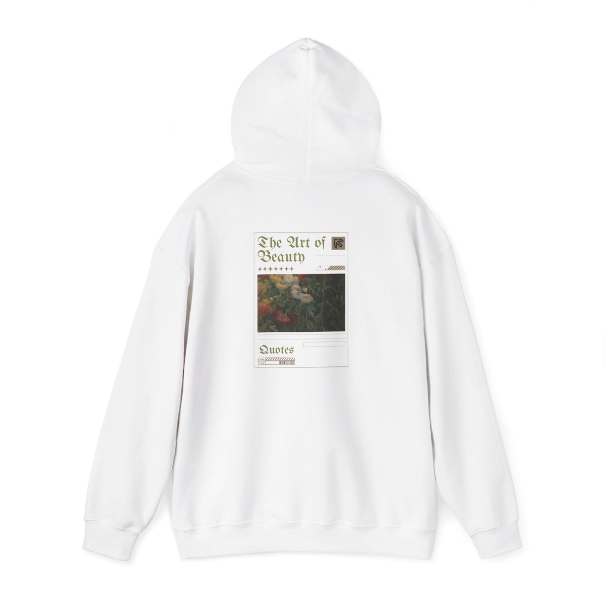 Vintage Floral 'Art Of Beauty' Hoodie — Aesthetic Art Print Hoodie