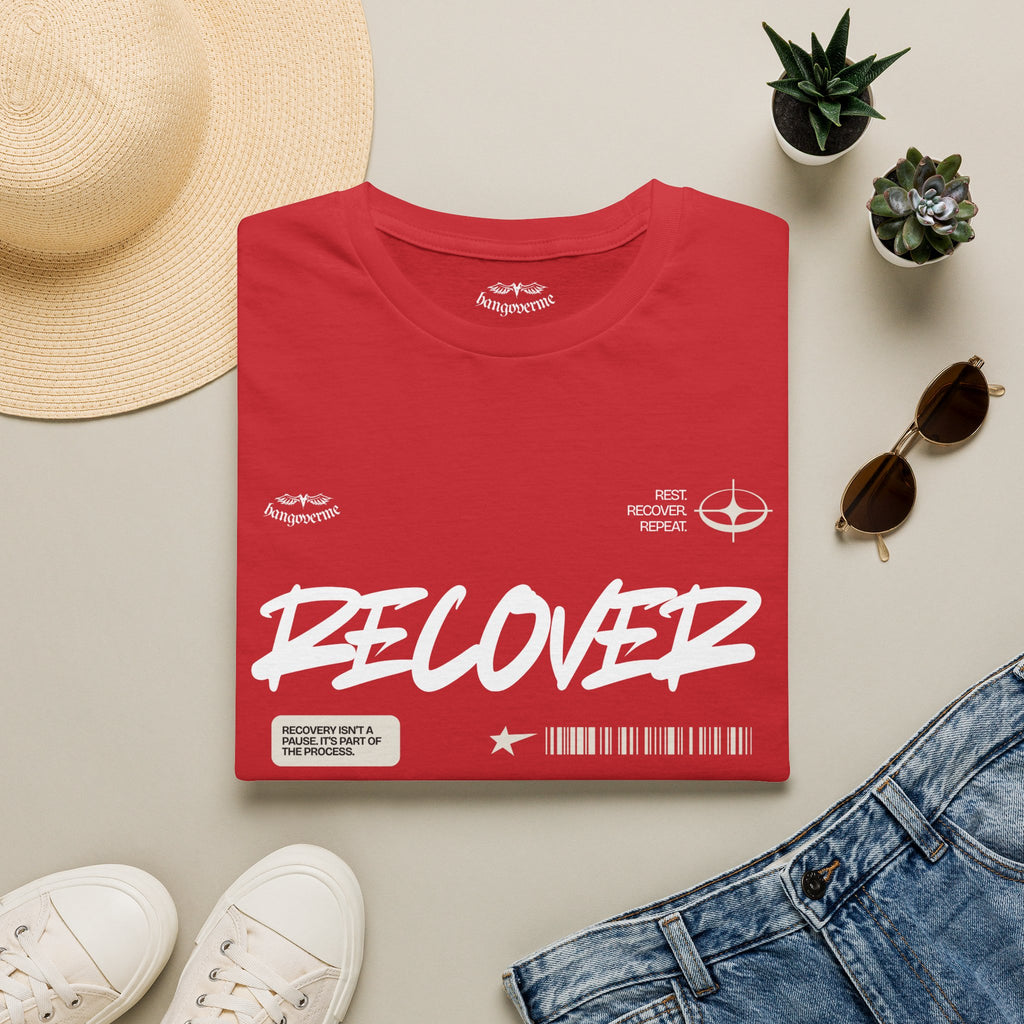 Recover Graphic T-Shirt — Bold Streetwear Healing Tee