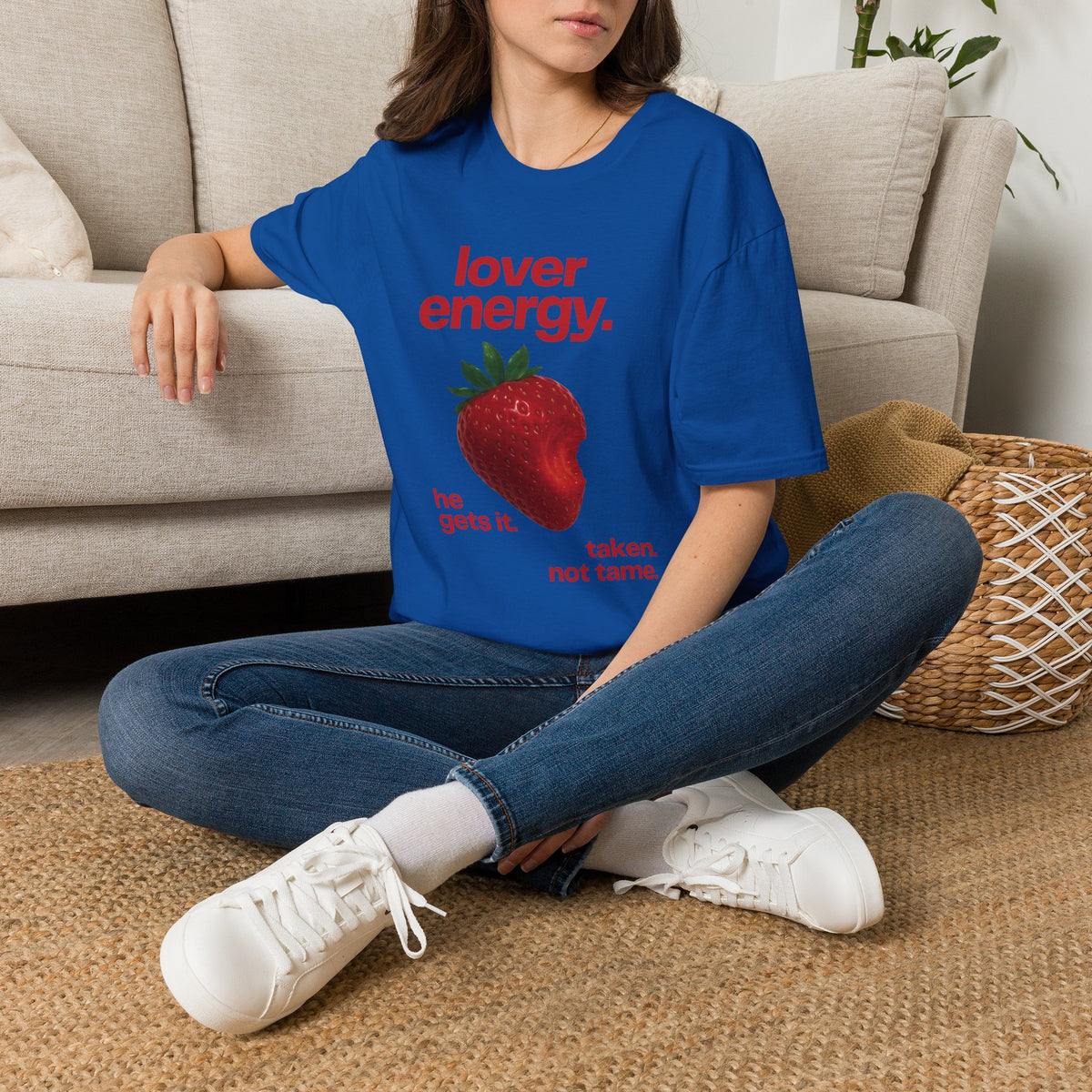 Lover Energy T‑Shirt — Strawberry