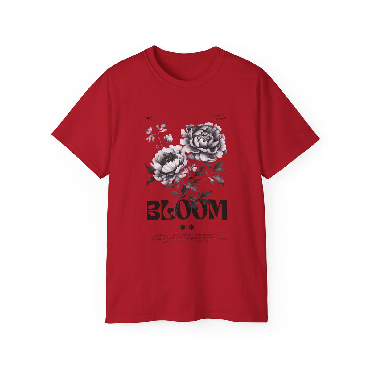Bloom Floral Tee — Vintage Peony Graphic T-Shirt