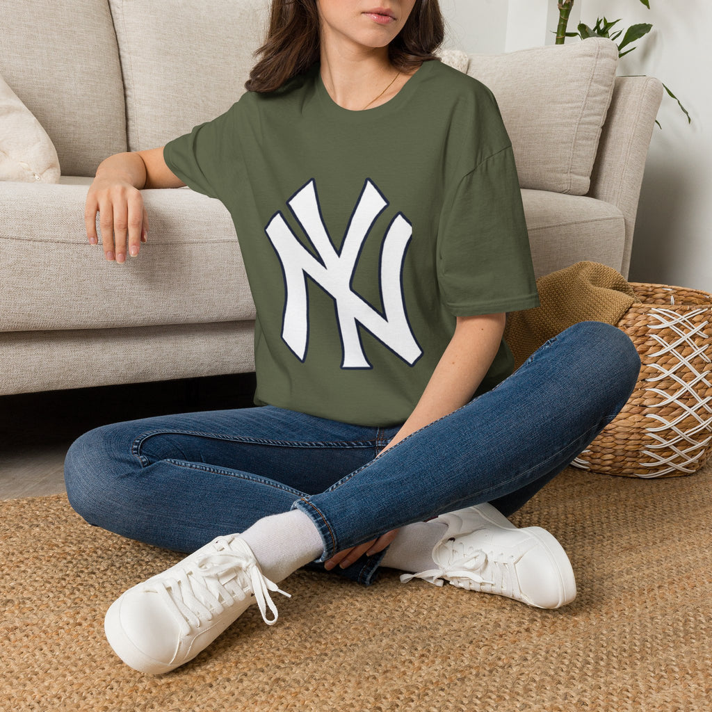 NY Logo T-Shirt — Bold Vintage Sports Tee