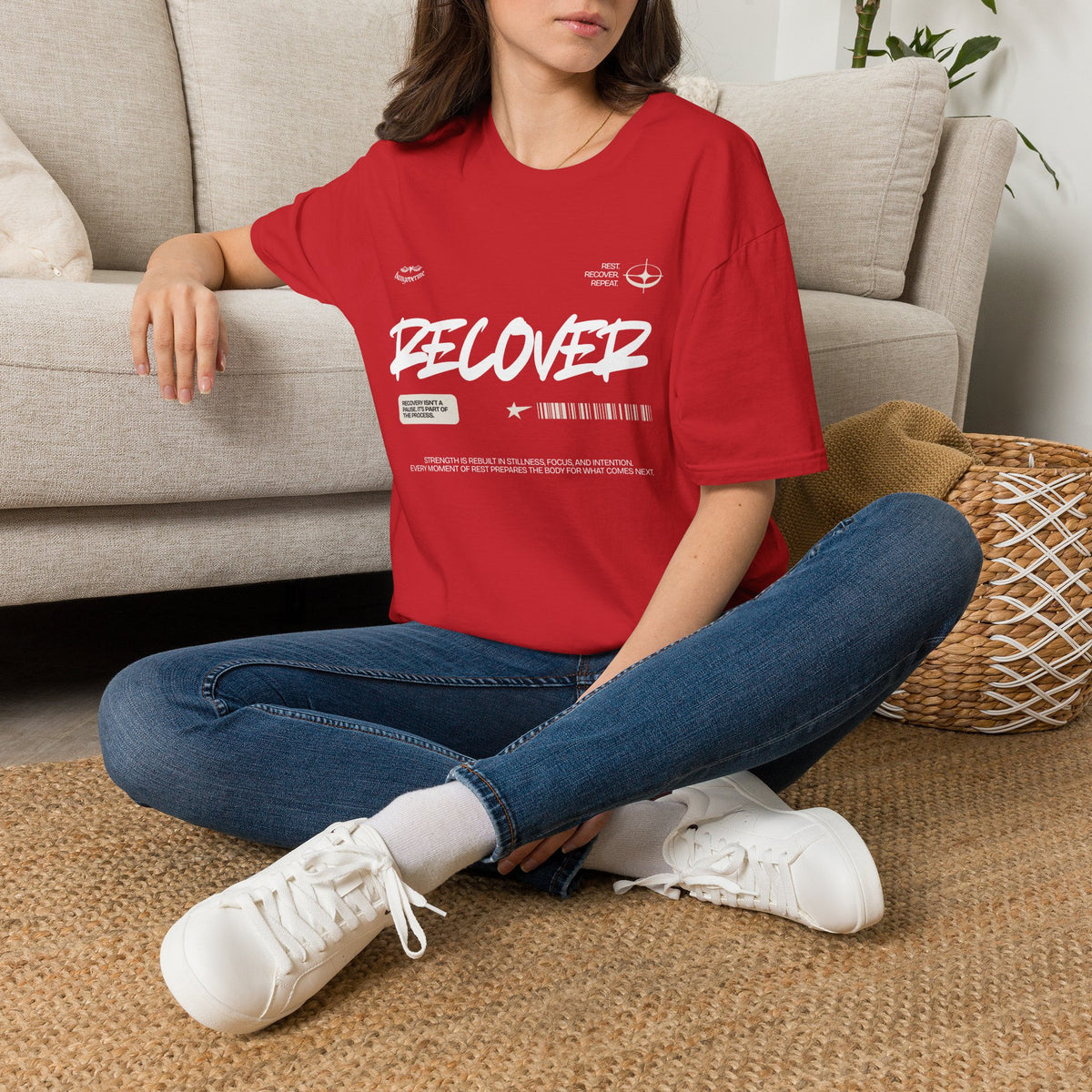 Recover Graphic T-Shirt — Bold Streetwear Healing Tee
