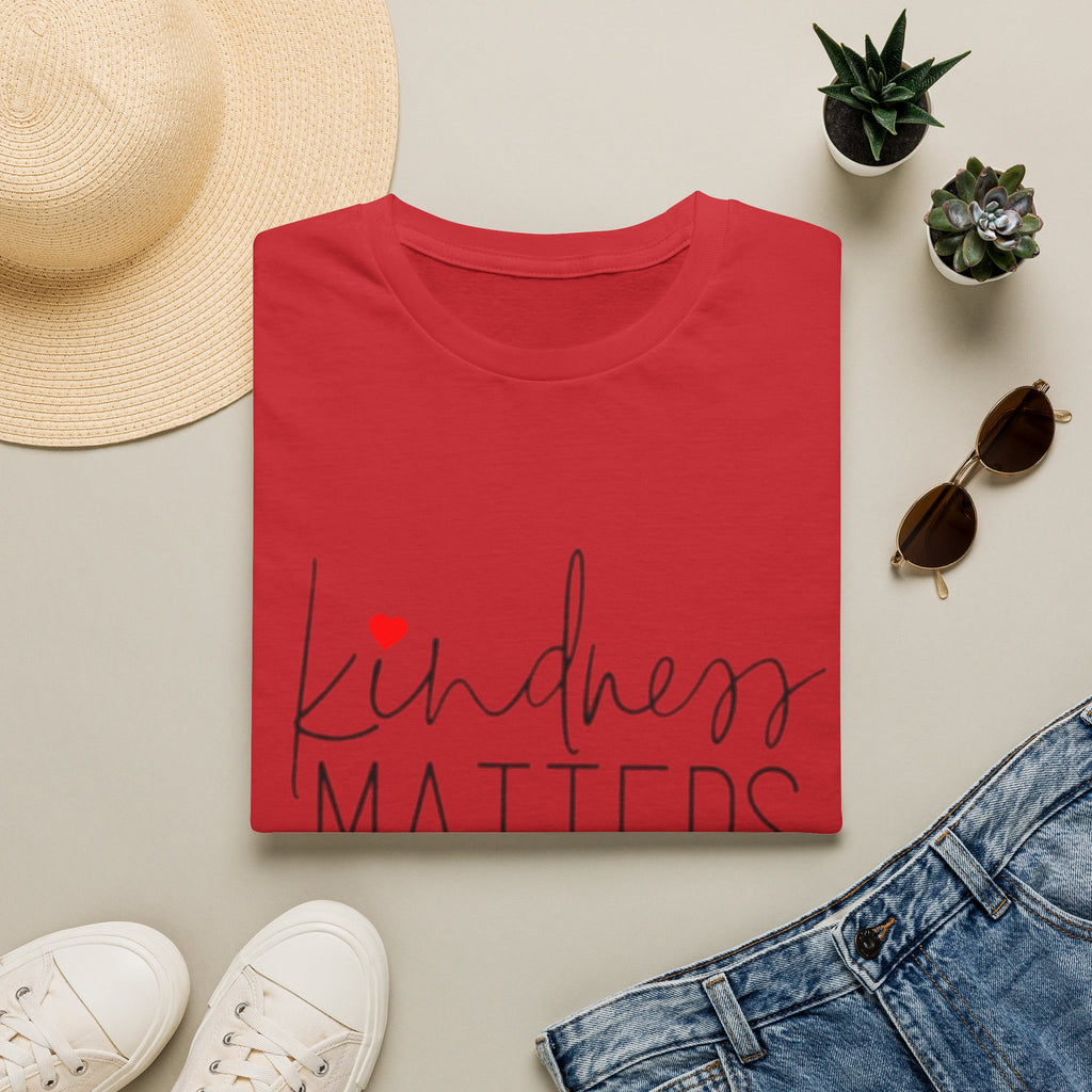 Kindness Matters T-Shirt — Minimal Heart Social Good Tee