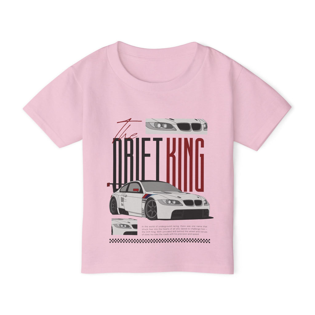 Toddler Drift King Car T‑Shirt — Racing Graphic Tee for Kids
