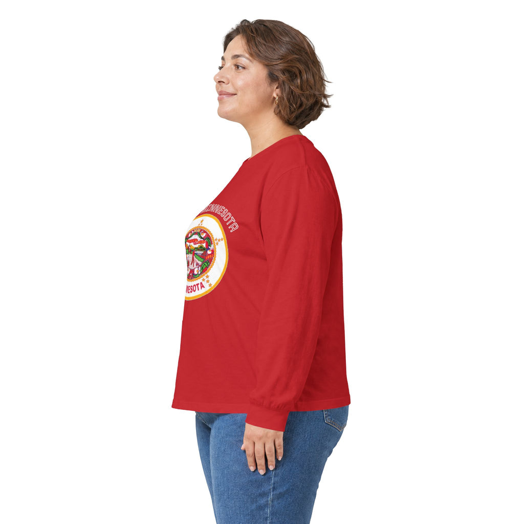 Minnesota State long Sleeve Sweatshirt — "I Love Minnesota"