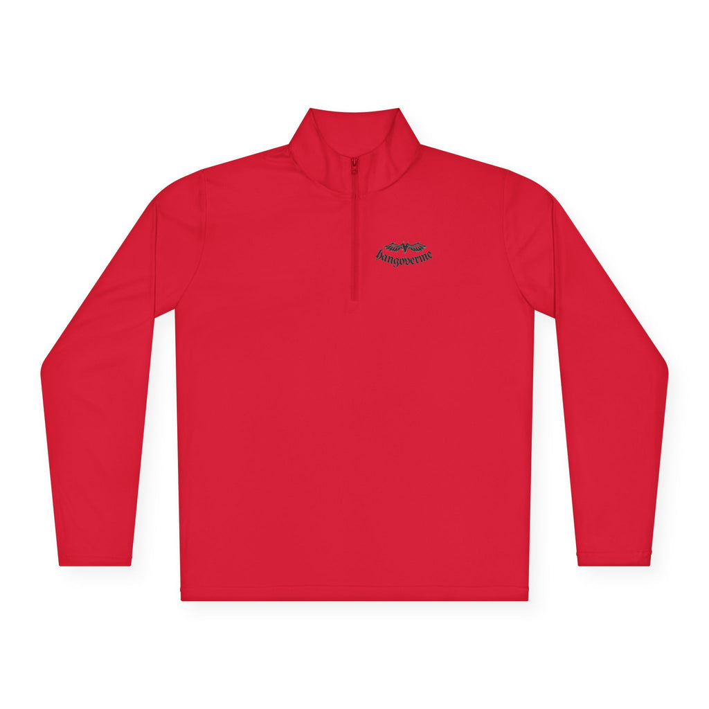 Quarter-Zip Pullover — Minimalist Script Logo Pullover