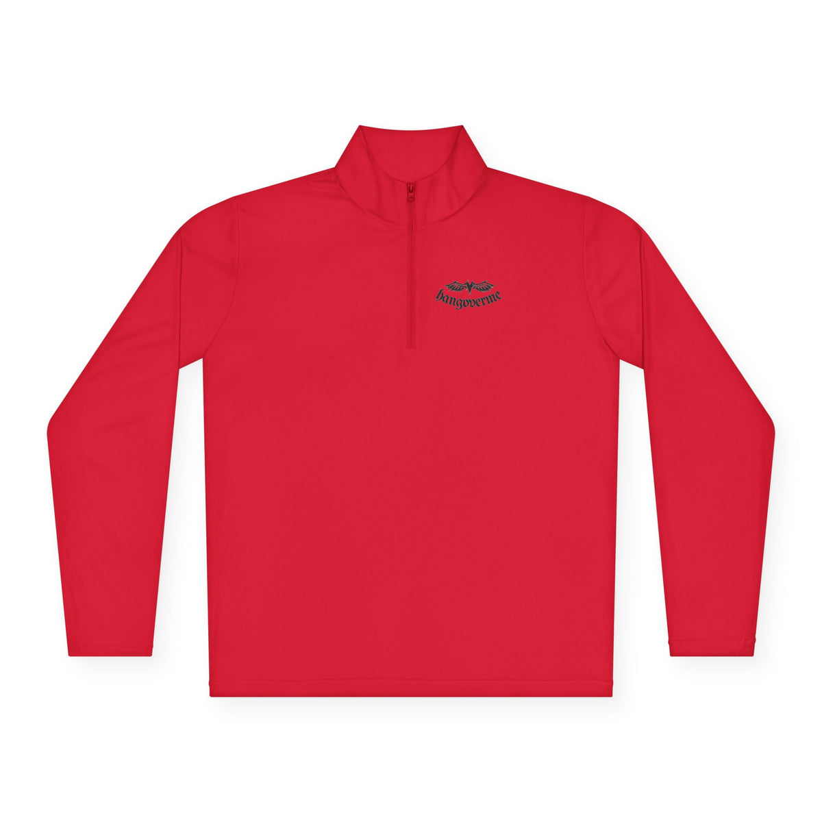 Quarter-Zip Pullover — Minimalist Script Logo Pullover