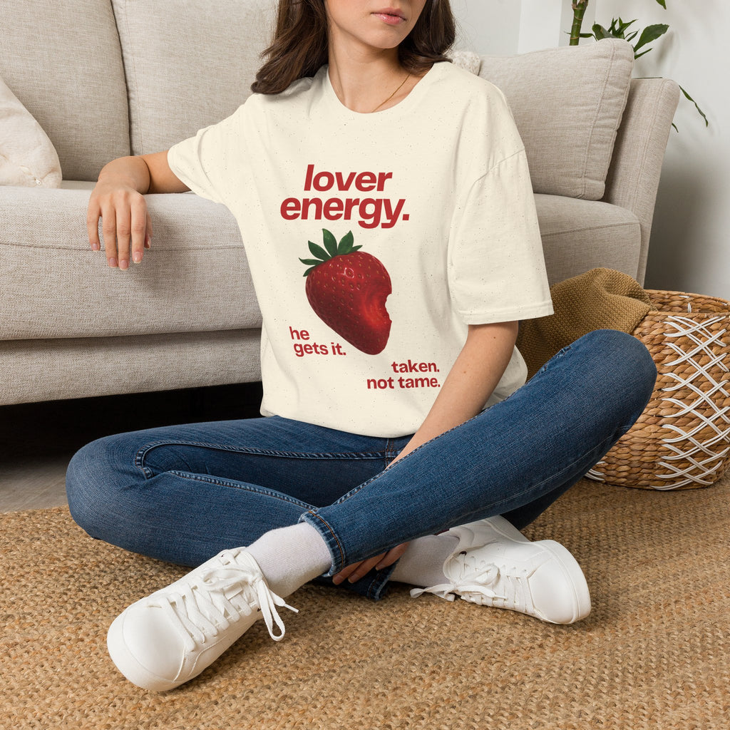 Lover Energy T‑Shirt — Strawberry