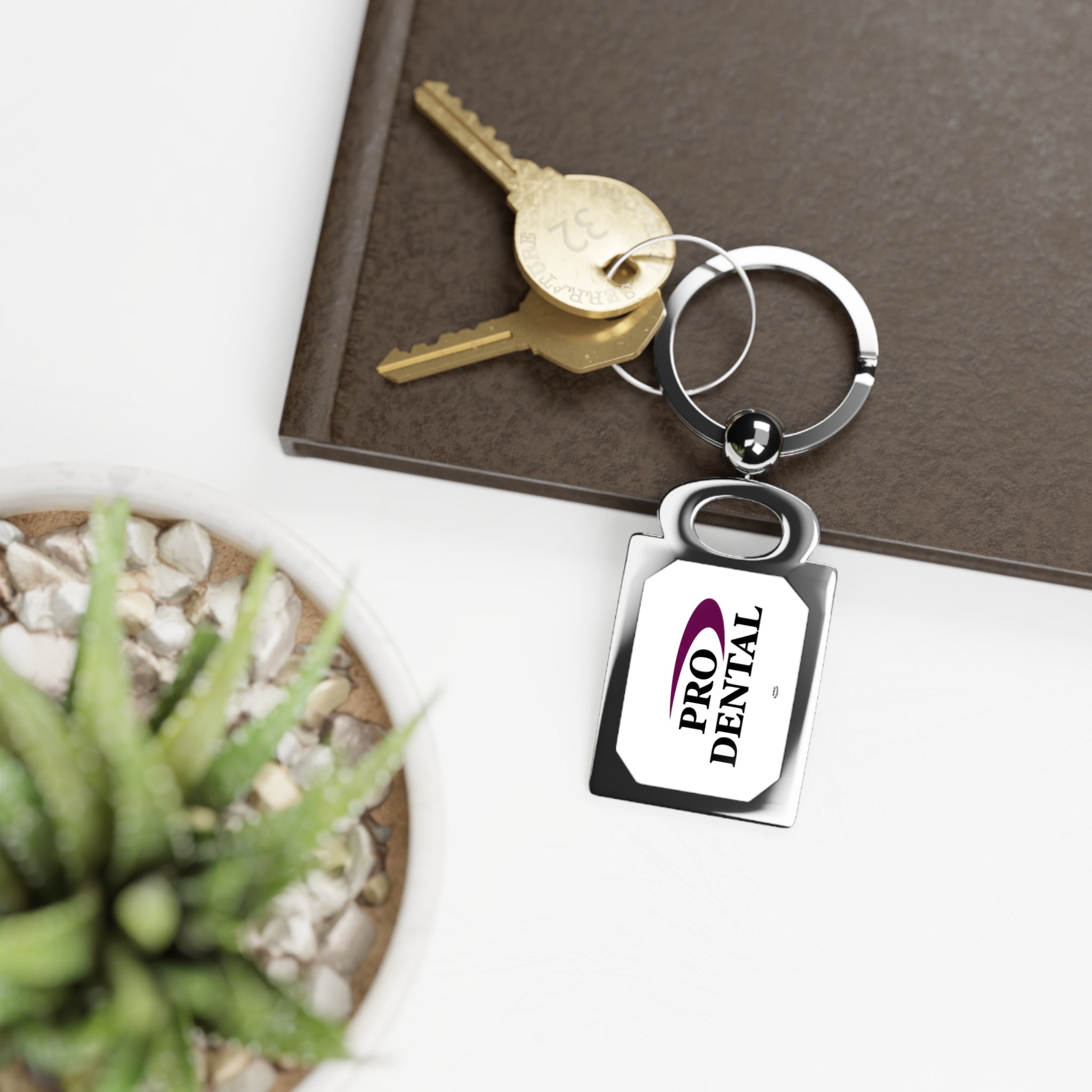 Pro Dental x Hangoverme Rectangle Keyring — Dental Office Staff Gift
