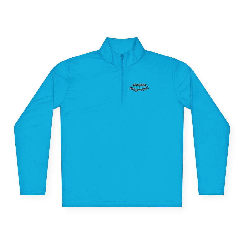 Quarter-Zip Pullover — Minimalist Script Logo Pullover