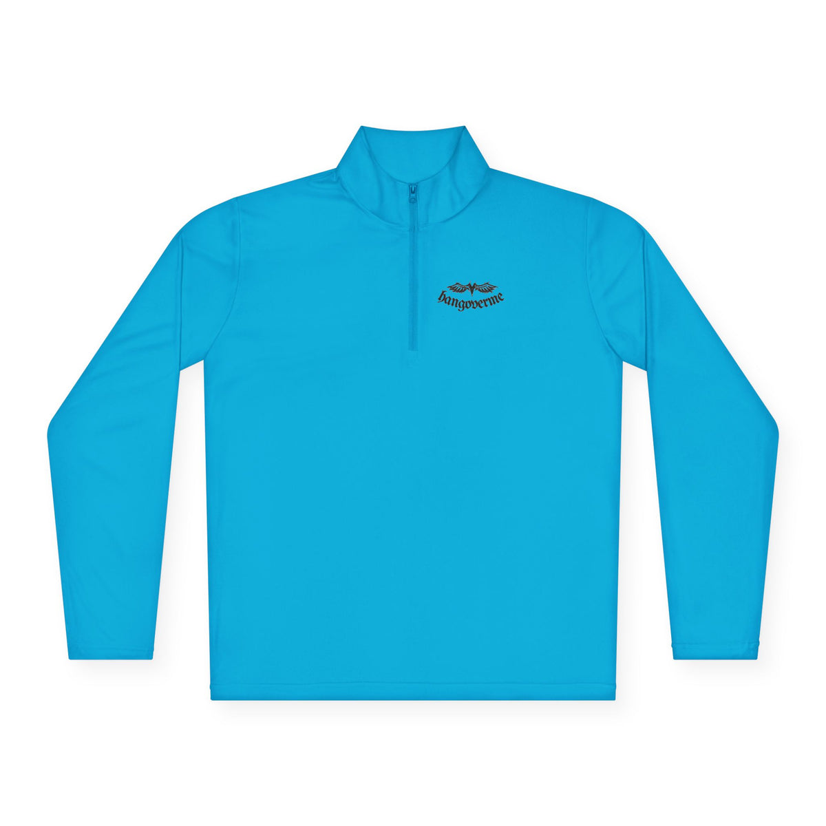 Quarter-Zip Pullover — Minimalist Script Logo Pullover