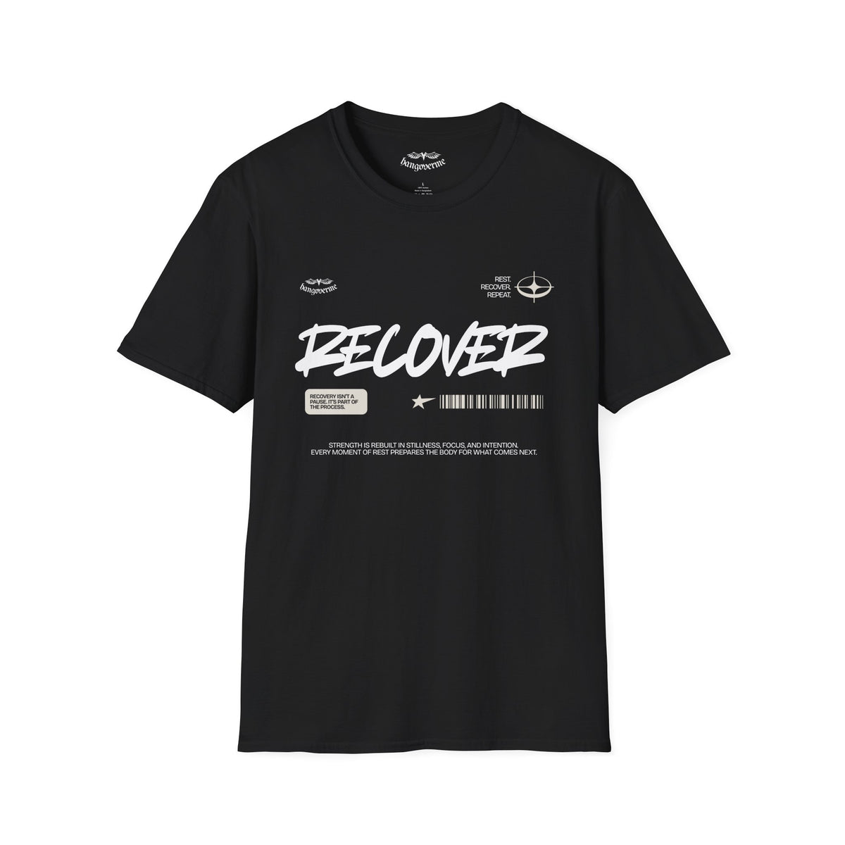 Recover Graphic T-Shirt — Bold Streetwear Healing Tee