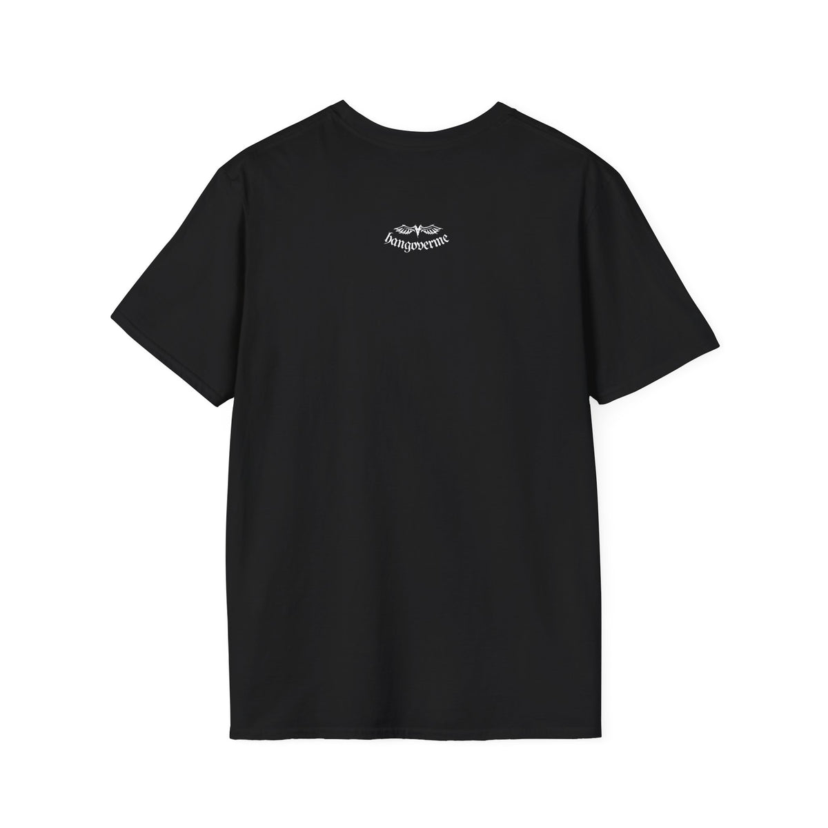 Angel Statue Graphic T-Shirt — Vintage Black & White Wings Tee