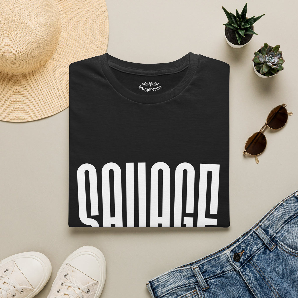 Savage Graphic T‑Shirt — Hangoverme