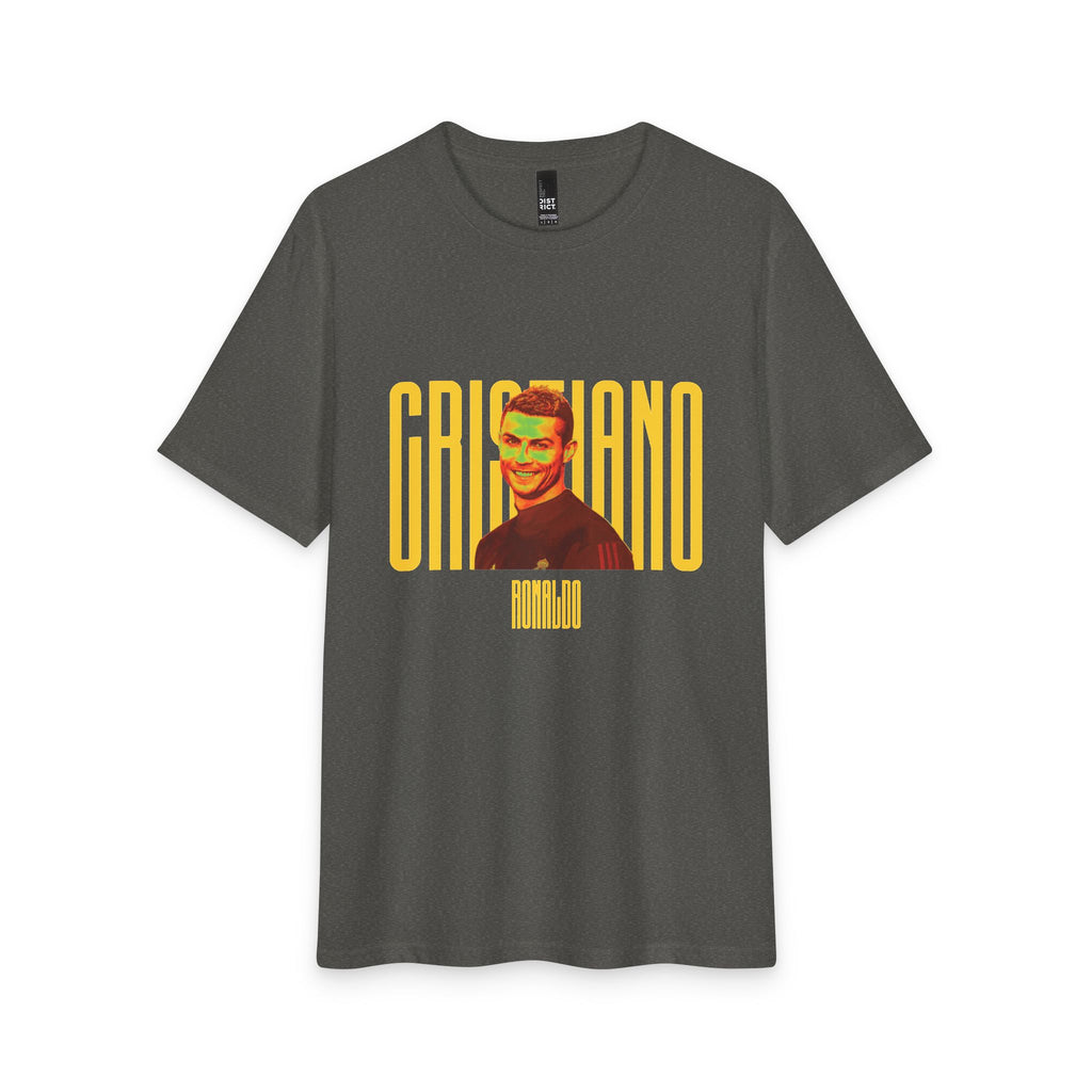 Cristiano Retro Portrait T-Shirt — Vintage Football Fan Tee