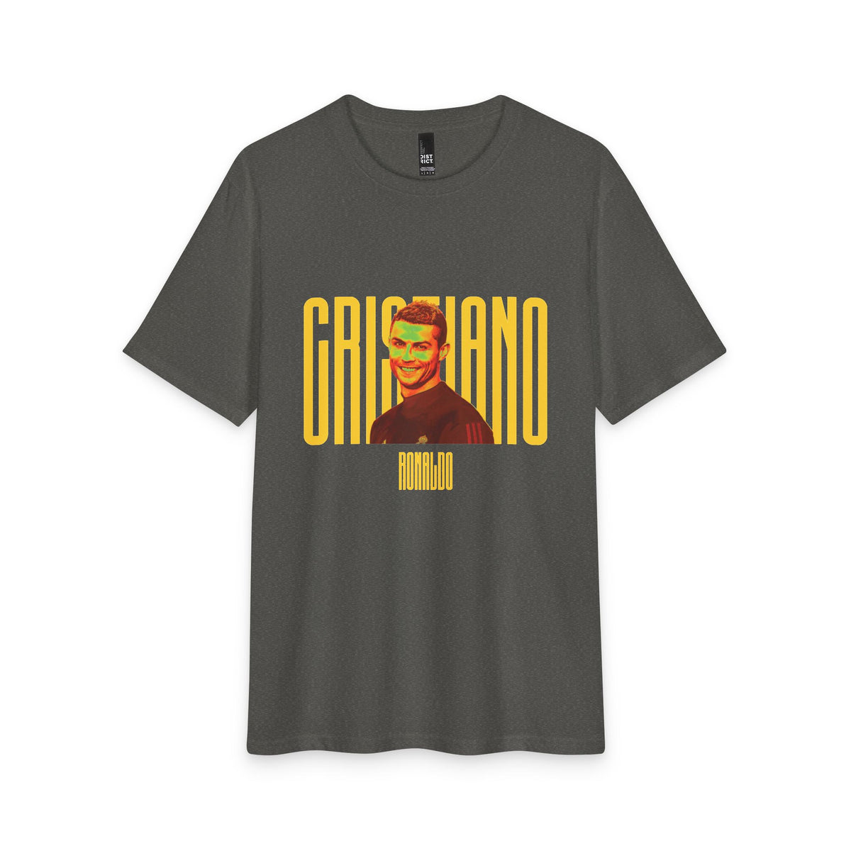 Cristiano Retro Portrait T-Shirt — Vintage Football Fan Tee