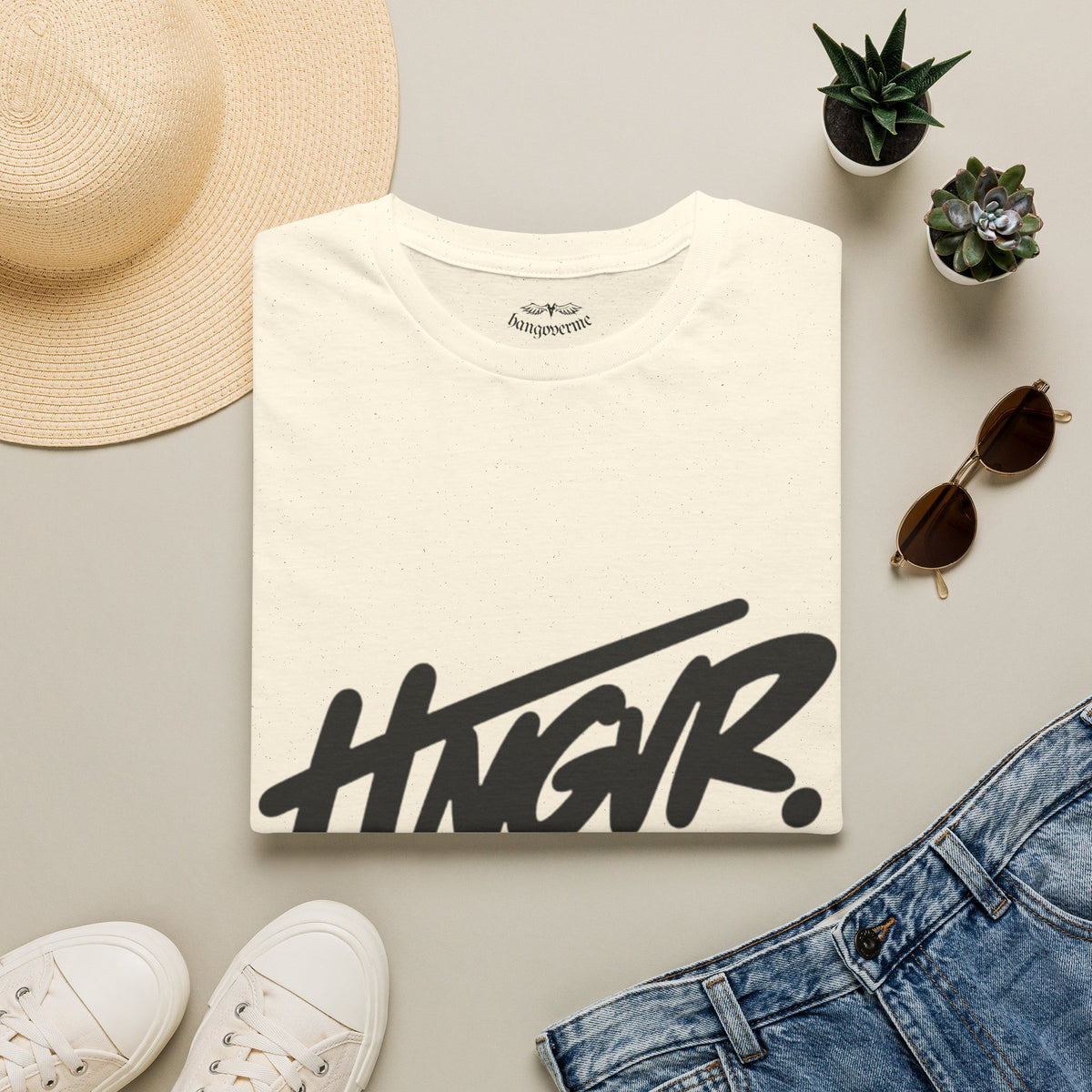 HNGVR Script Logo T-Shirt — Bold Streetwear Graphic Tee