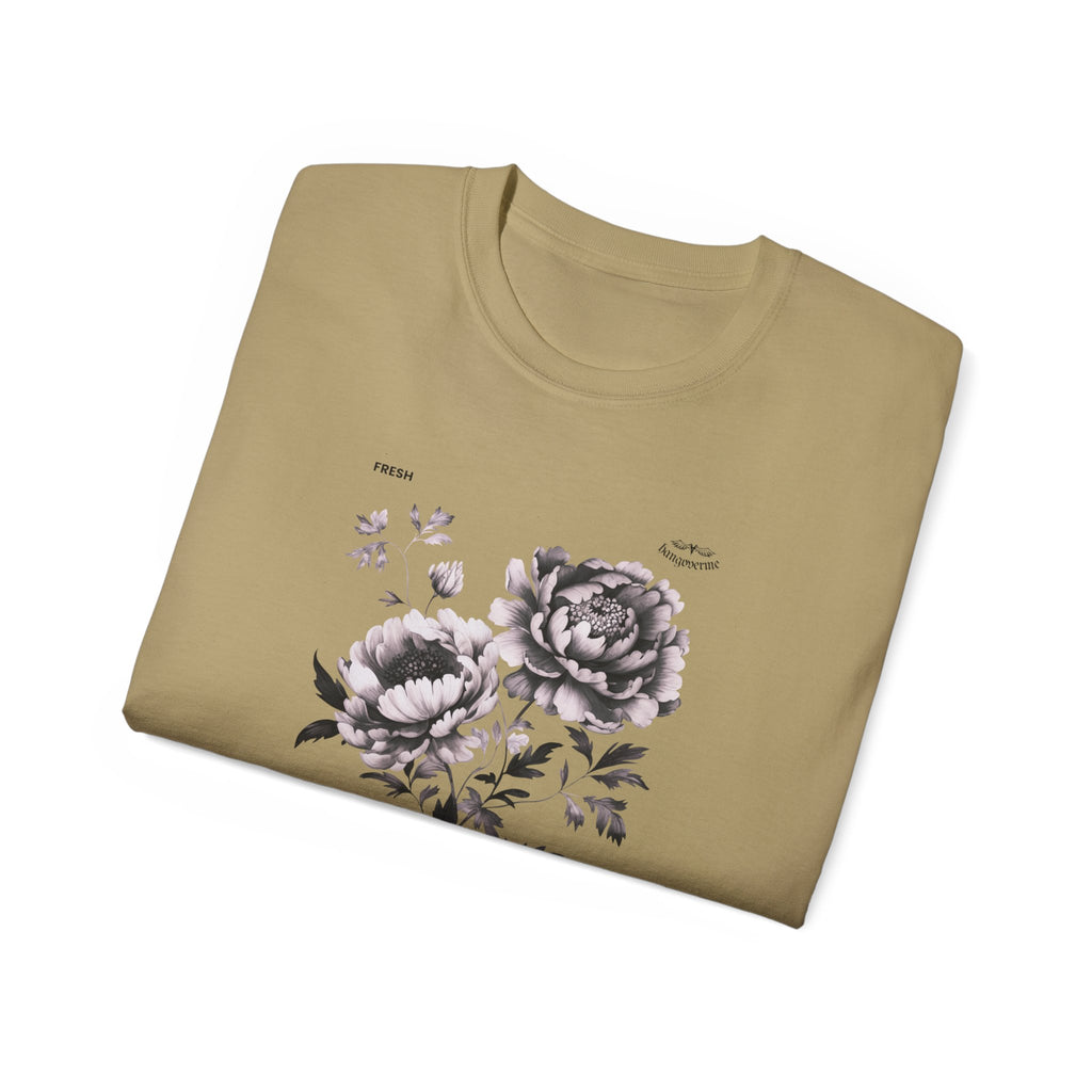 Bloom Floral Tee — Vintage Peony Graphic T-Shirt