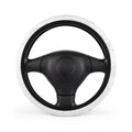 Steering Wheel Cover — White Car Accessory