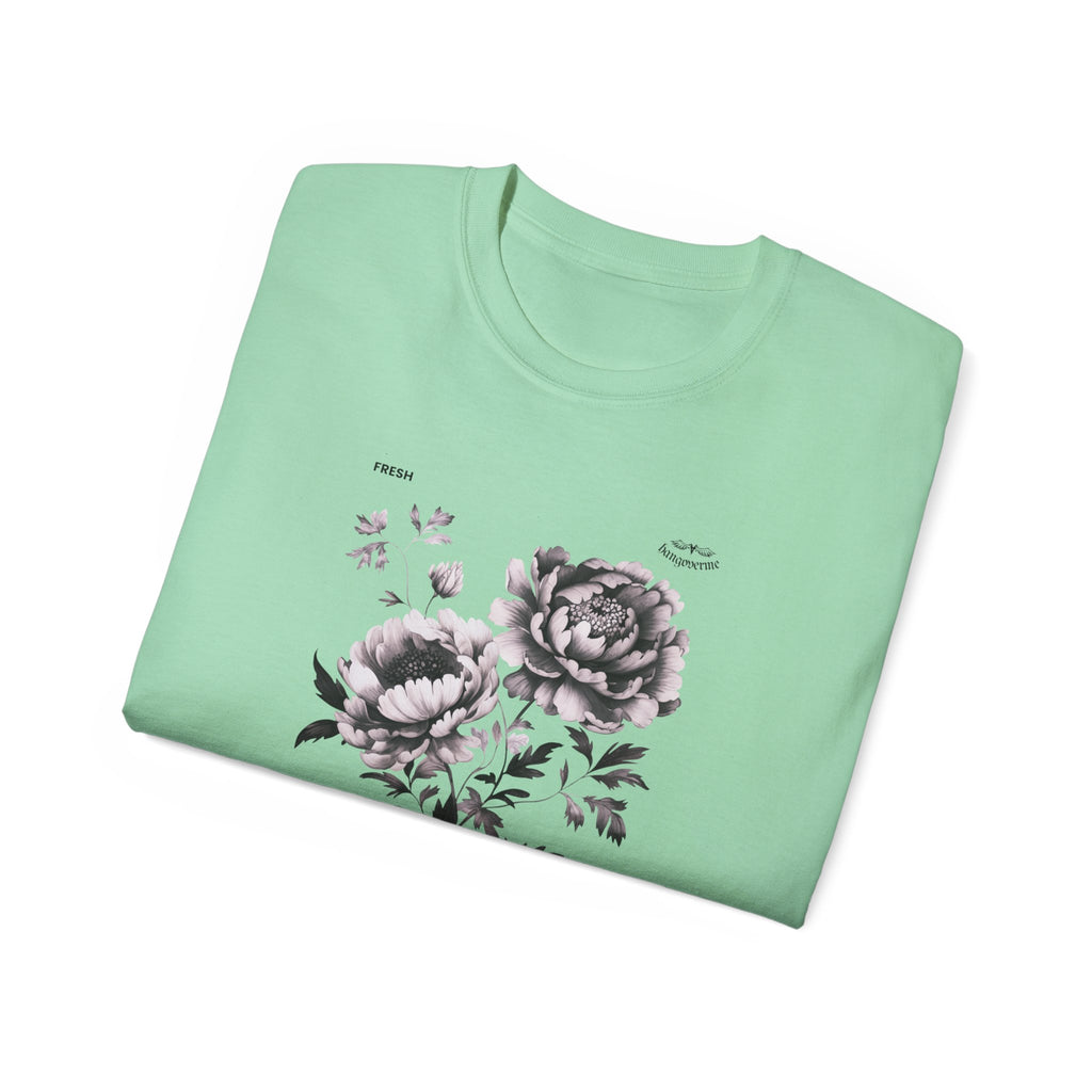 Bloom Floral Tee — Vintage Peony Graphic T-Shirt