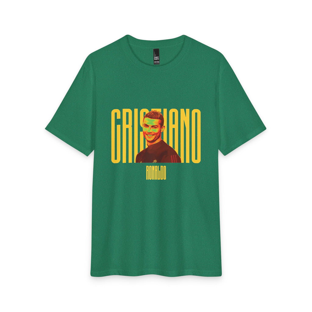 Cristiano Retro Portrait T-Shirt — Vintage Football Fan Tee