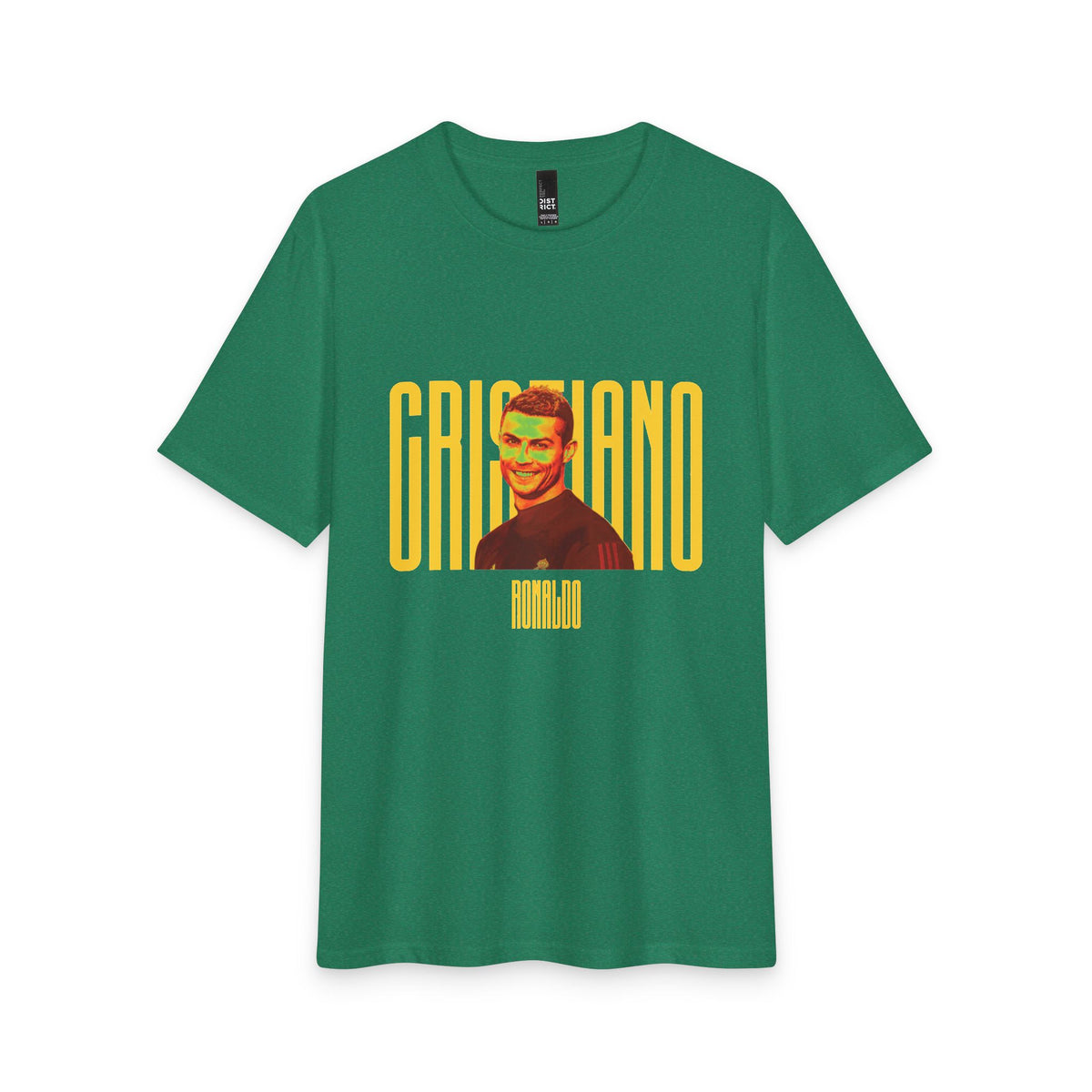 Cristiano Retro Portrait T-Shirt — Vintage Football Fan Tee