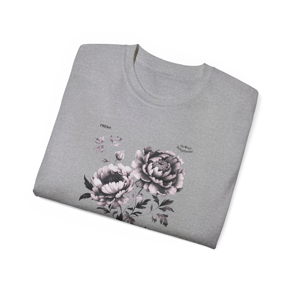 Bloom Floral Tee — Vintage Peony Graphic T-Shirt