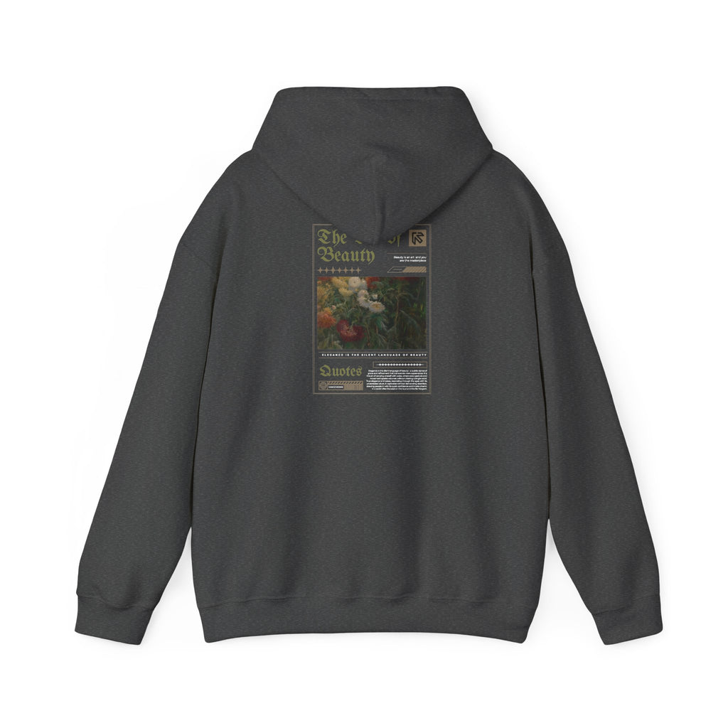 Vintage Floral 'Art Of Beauty' Hoodie — Aesthetic Art Print Hoodie