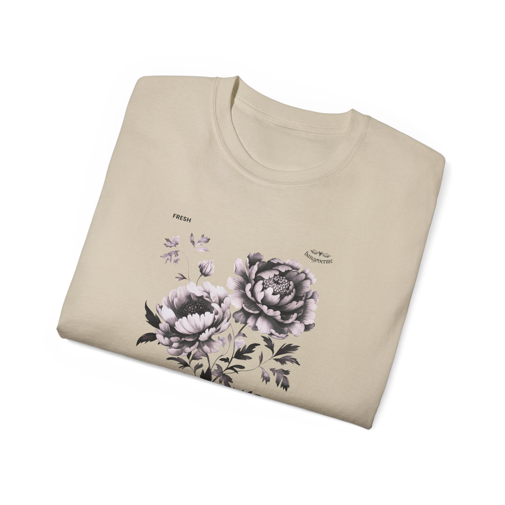 Bloom Floral Tee — Vintage Peony Graphic T-Shirt