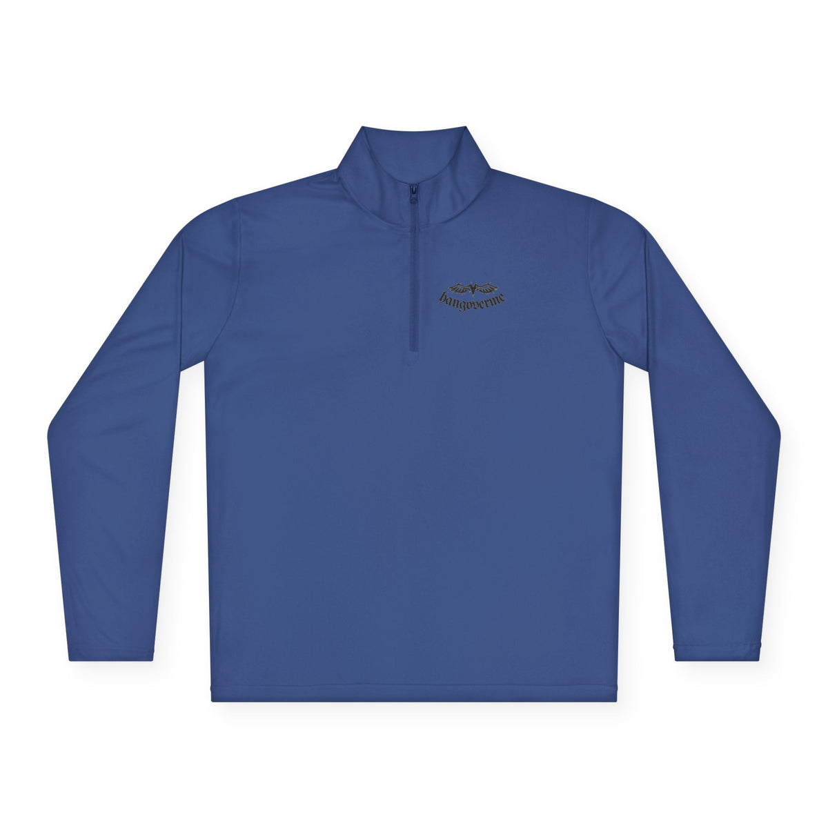 Quarter-Zip Pullover — Minimalist Script Logo Pullover