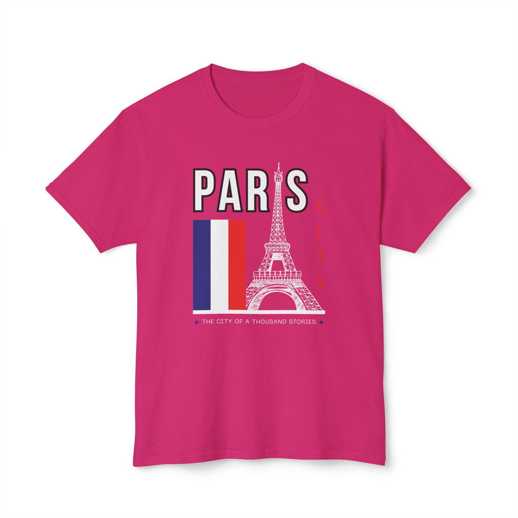 Paris Eiffel Tower T‑Shirt – French Flag Travel Souvenir