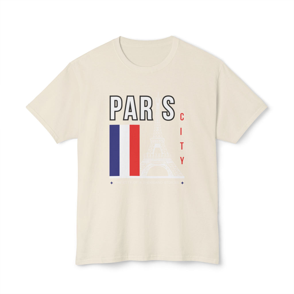 Paris Eiffel Tower T‑Shirt – French Flag Travel Souvenir