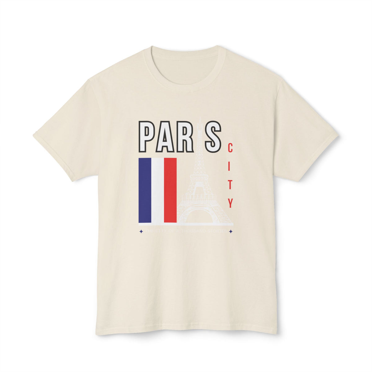 Paris Eiffel Tower T‑Shirt – French Flag Travel Souvenir