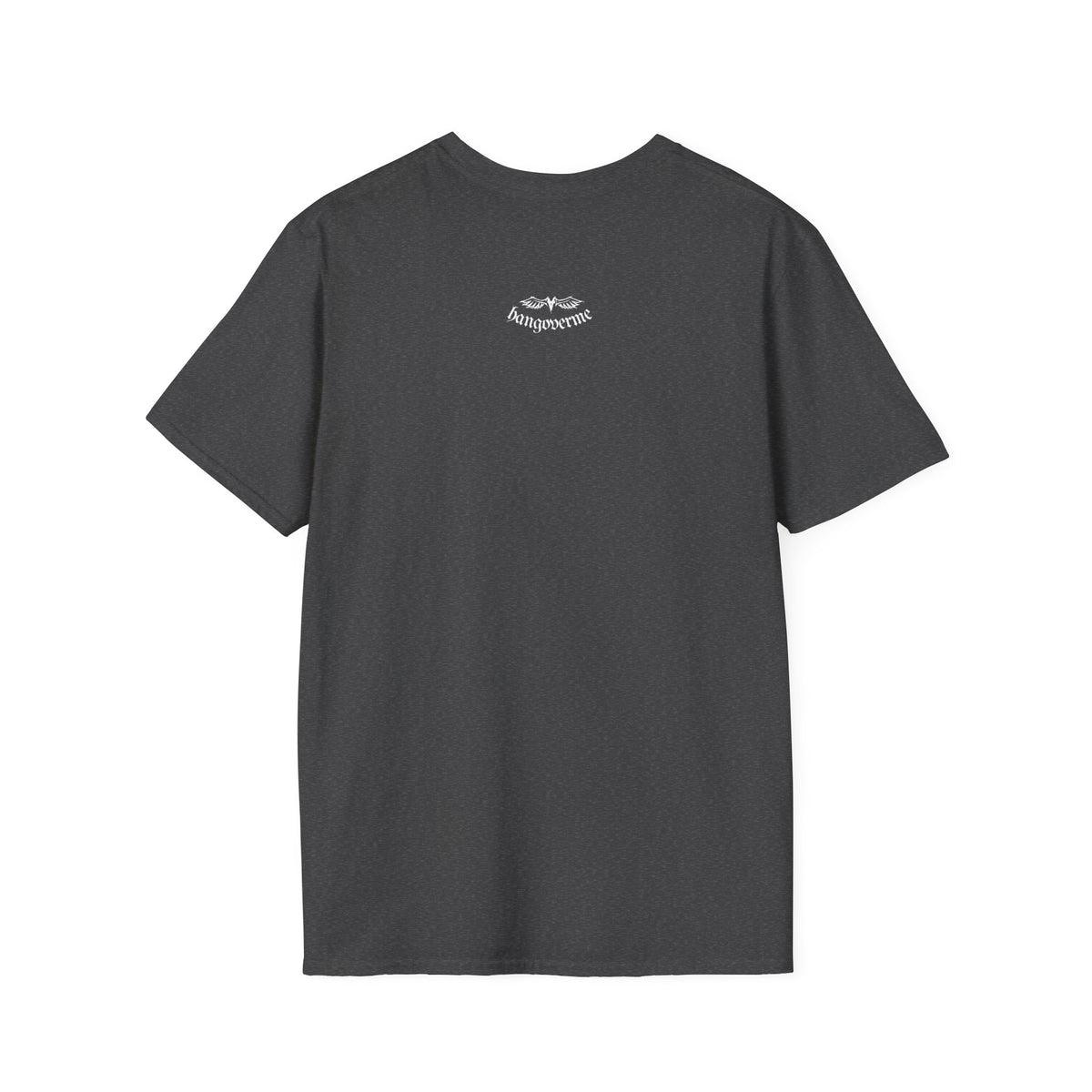 Angel Statue Graphic T-Shirt — Vintage Black & White Wings Tee