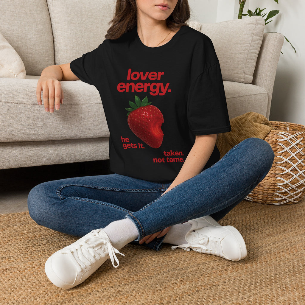 Lover Energy T‑Shirt — Strawberry