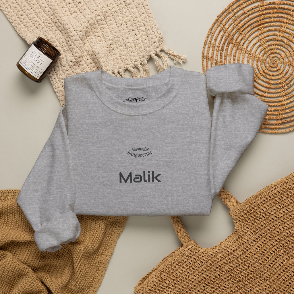 Malik Minimalist Crewneck Sweatshirt