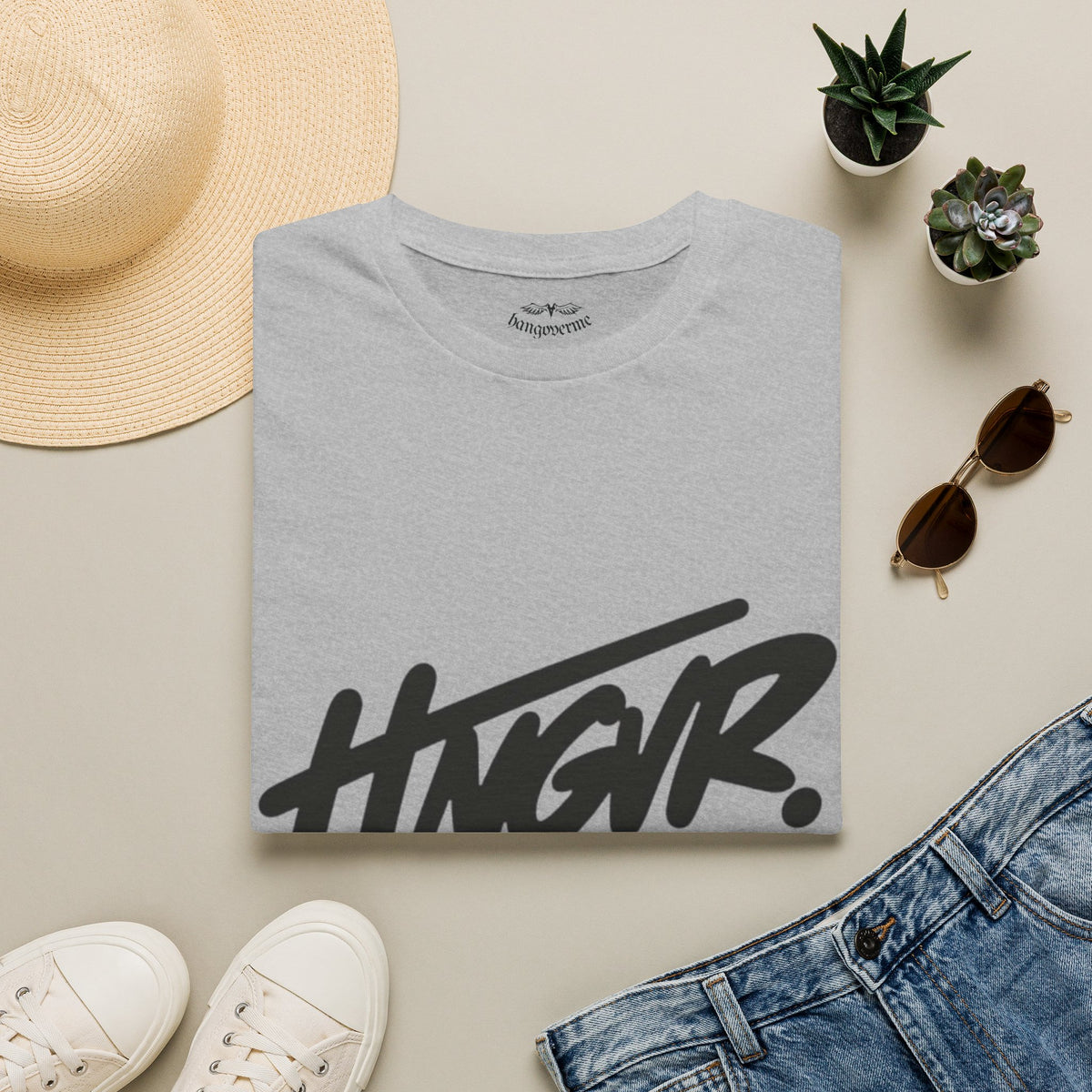 HNGVR Script Logo T-Shirt — Bold Streetwear Graphic Tee
