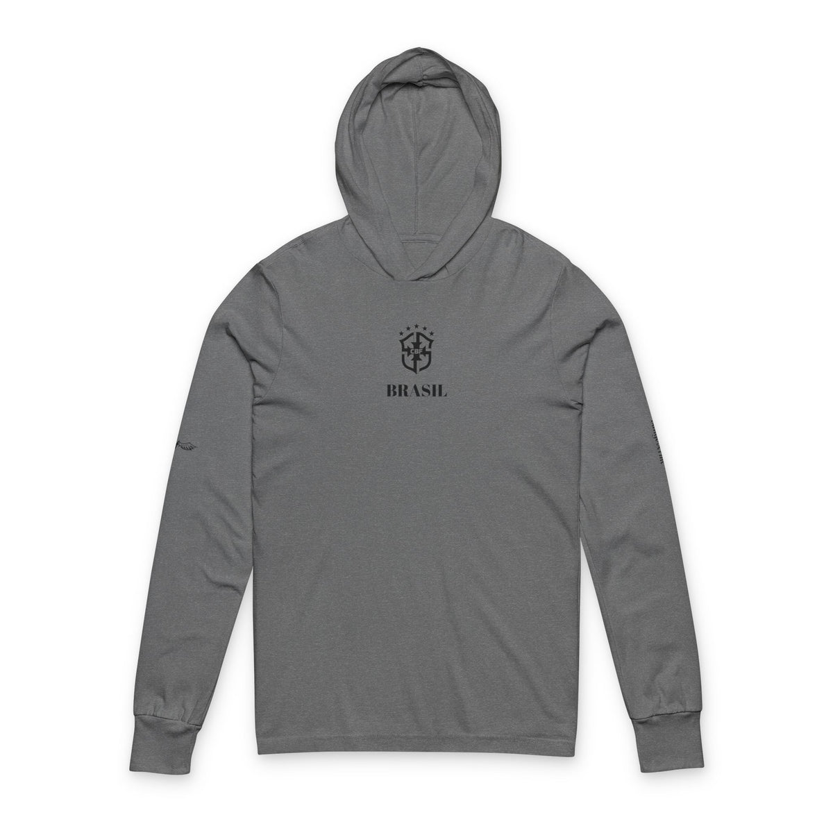 Brazil Crest Hooded Long Sleeve Tee